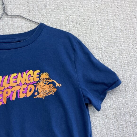 Boys GAP Kids X Hot Wheels Shirt Size XXL Doodle Graphic Tee Skate Racing Blue - Picture 5 of 13